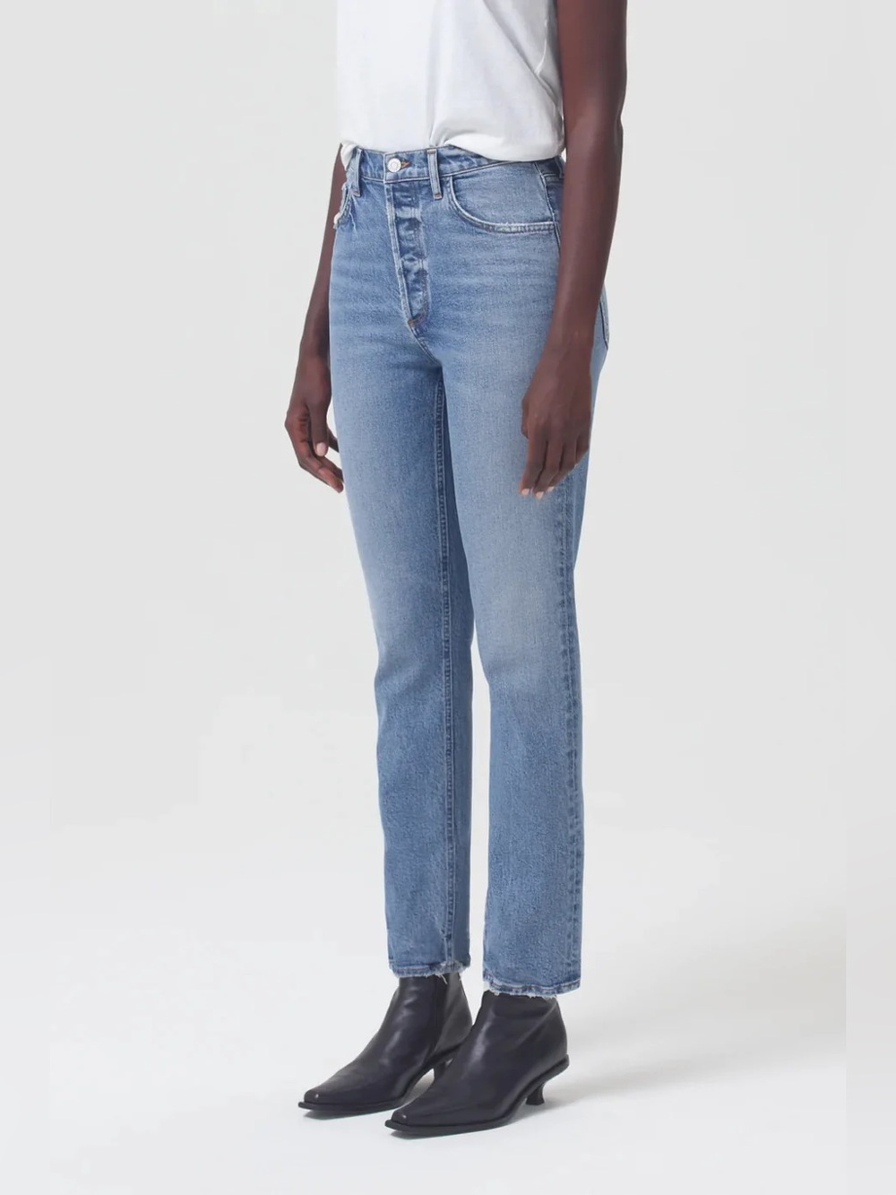 AGOLDE Riley Long Straight Jeans Cove Size 25 A9090-1370